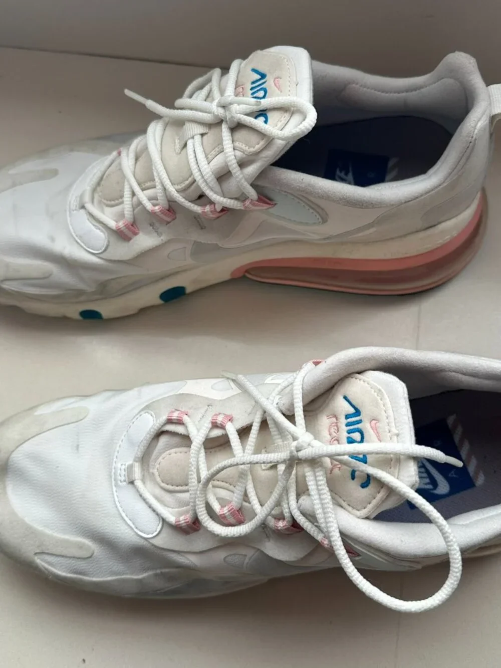 Nike Air Max 270 React American Modern Summit White A04971-100 Shoes‎ 11